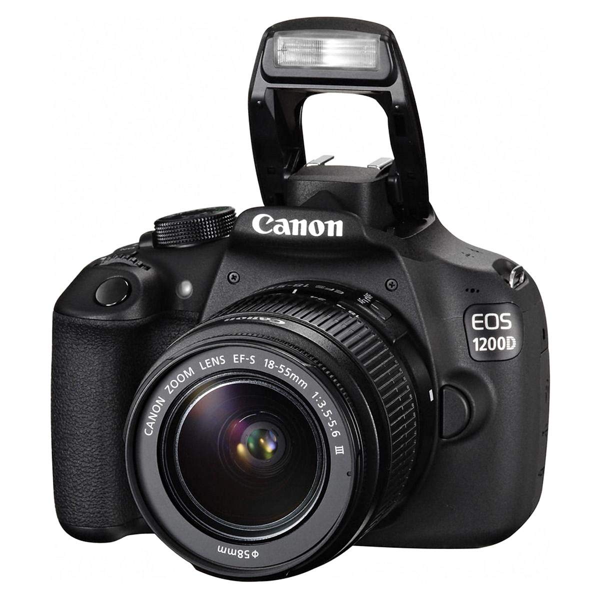 Canon EOS 1200D 18-55 - 18 MP DSLR Camera, Black : Buy Online at